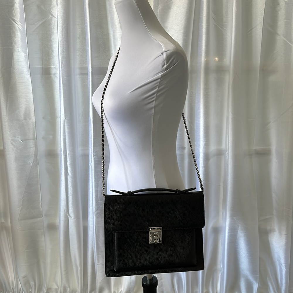 Authenticated Vintage Salvatore Ferragamo Satchel - Black - Picture 13 of 15